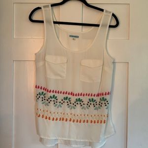 Cutest beaded size 8 tank from Anthropologie
